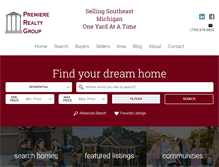 Tablet Screenshot of homesbypremiere.com